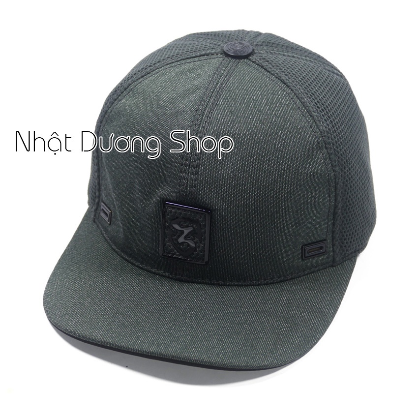 [ FREESHIP ]Nón kết xịn 2023 của Z caps mặt da chữ Z hình vuông kết hợp 2 Sò nổi bật phía trước