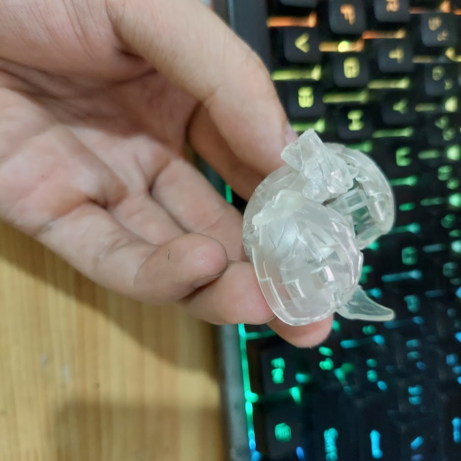 Đồ chơi bakugan custom Magma Wilda, Blade Tigress, Hynoid hệ ánh sáng b2, hynoid clear trong suốt B2 3.2cm