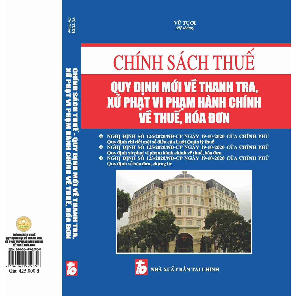 Sách - Chính Sách Thuế Quy Định Mới Về Thanh Tra, Xử Phạt Vi Phạm Hành Chính Về Thuế, Hóa Đơn | BigBuy360 - bigbuy360.vn