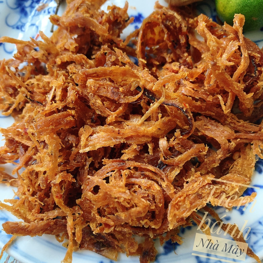 Khô Mực Xé Tẩm Vị - Nguyên Liệu Bánh Tráng Trộn Làm Gỏi Bao Ngon