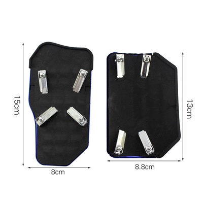 Set 2 / 3 Vỏ Bọc Bàn Đạp Truyền Động Bằng Nhôm Chống Trượt Thông Dụng Cho Xe Hơi
