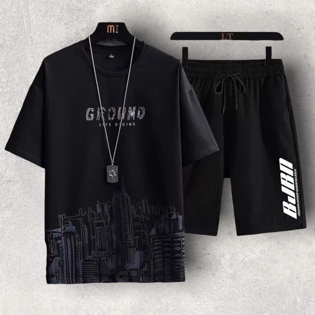 ĐỒ BỘ NAM MẪU MỚI 🚚 FREESHIP 🚚 BỘ THỂ THAO NAM NỮ GROUND MẶC NHÀ TẬP GYM PHONG CÁCH NĂNG ĐỘNG TRẺ Trung