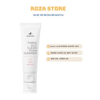 [CHÍNH HÃNG] Sữa rửa mặt GoodnDoc Three Out Clear Foam Cleanser