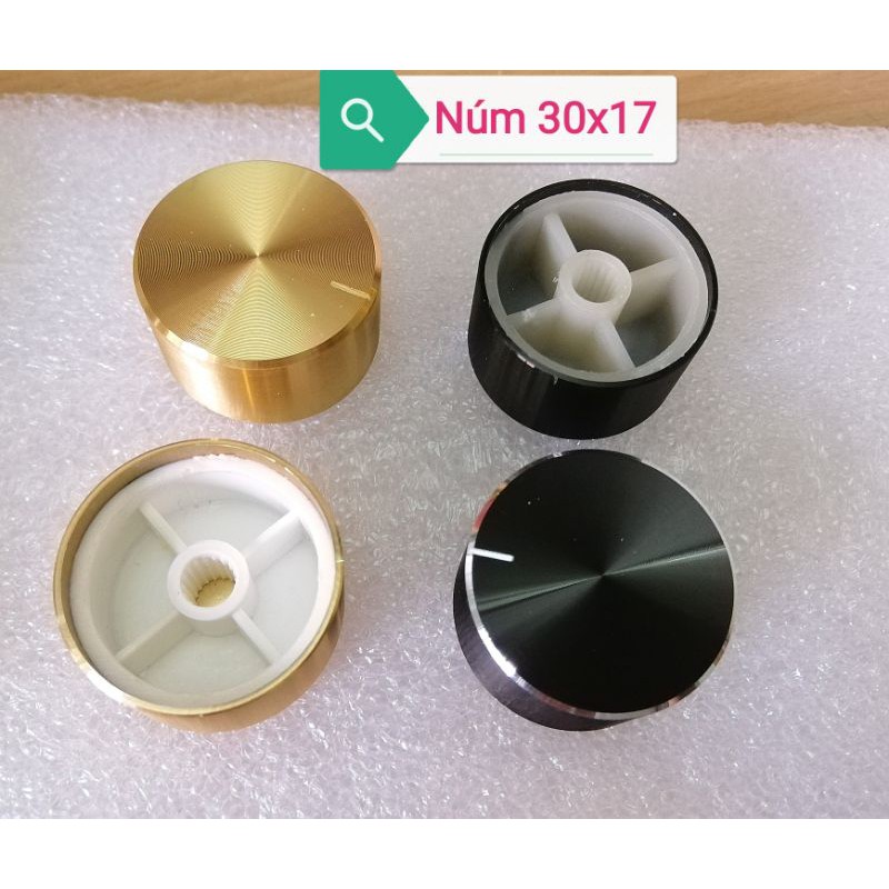 Núm vặn volume núm chụp biến trở núm nhôm 20x13 25x13 30x13 30x17 40x13 40x17