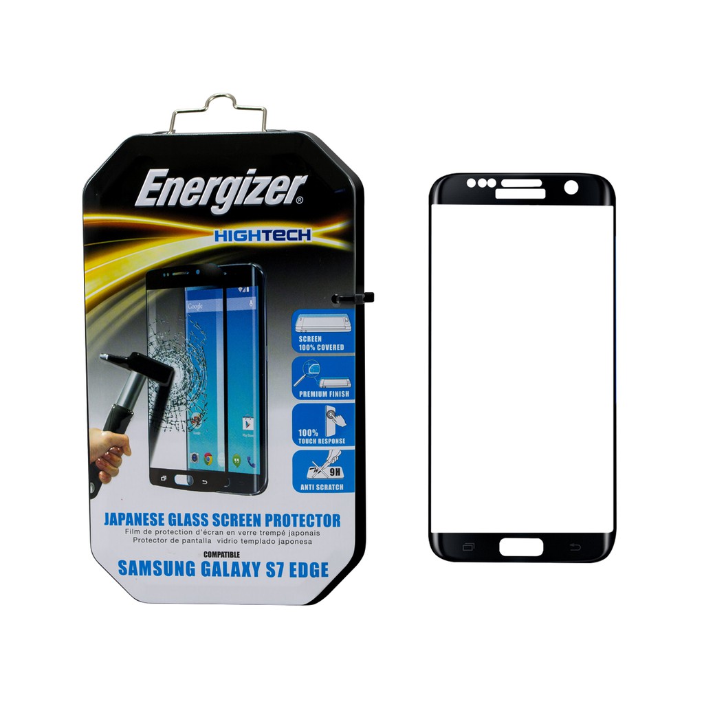 Miếng dán cường lực full viền Energizer cho Samsung Galaxy S7 Edge - ENHTTGCUS7E