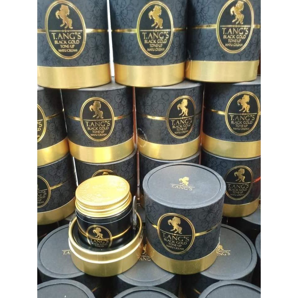 KEM NGỰA TRI NÁM T.ANG+S BLACK GOLD TONE-UP MAYU CREAM 100G CHÍNH HÃNG - 4827