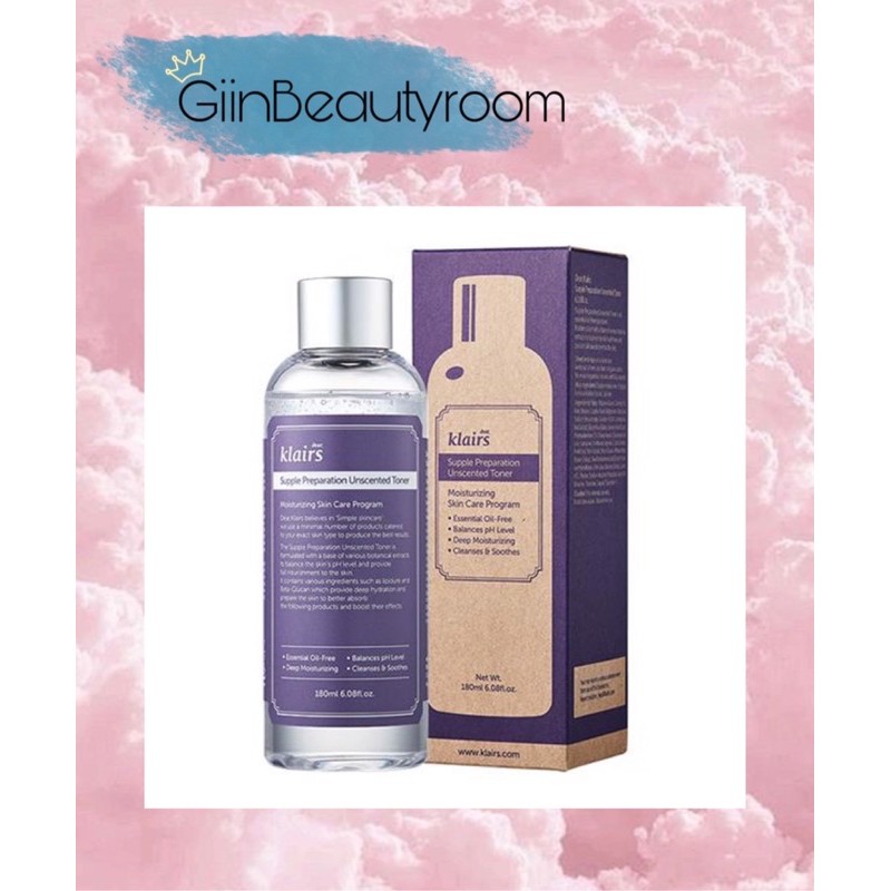 Nước hoa hồng Klairs Supple Preparation