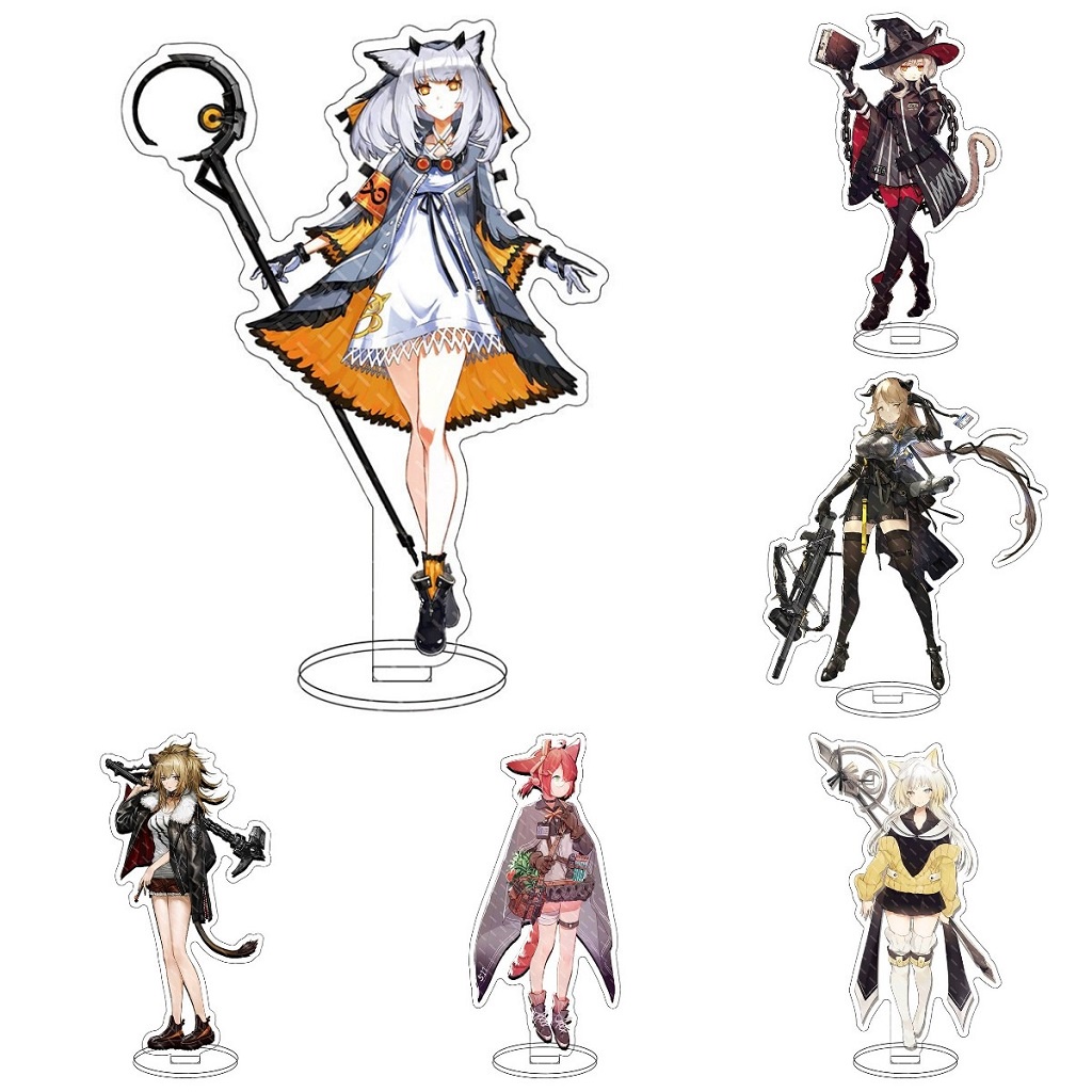 Hoạt Hình Arknights Amiya SilverAsh EXUSIAI Ceylon hai mặt HD acrylic ngoại vi đồ trang trí máy tính