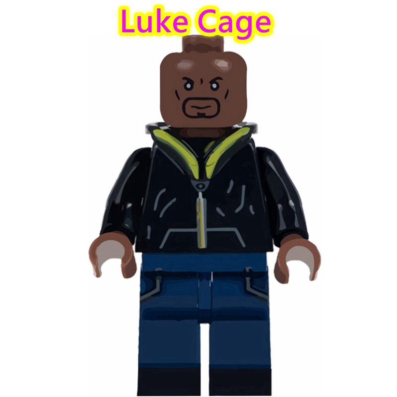 Bộ đồ chơi lắ́p ráp Lego mô hình nhân vật Marvel Avengers Endgame SpiderMan Jessica Jones Luke Cage Hyperion