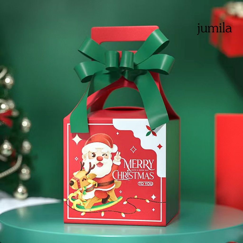Set 5 Hộp Quà Tặng Họa Tiết Tinh Tế Tái Sử Dụng Viền Mịn Màng Không Mùi Màu Trắng Làm Quà Tặng Giáng Sinh Merry Christmas