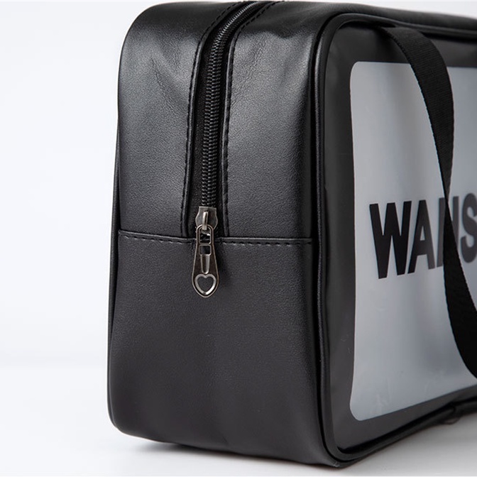 Túi washbag 30x21x12cm du lịch đựng mỹ phẩm và phụ kiện chống thấm nước, dễ dàng vệ sinh và quản lí đồ đạc ngăn nắp