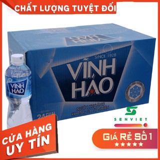 Thùng 24 chai nước khoáng Vĩnh Hảo 500ML