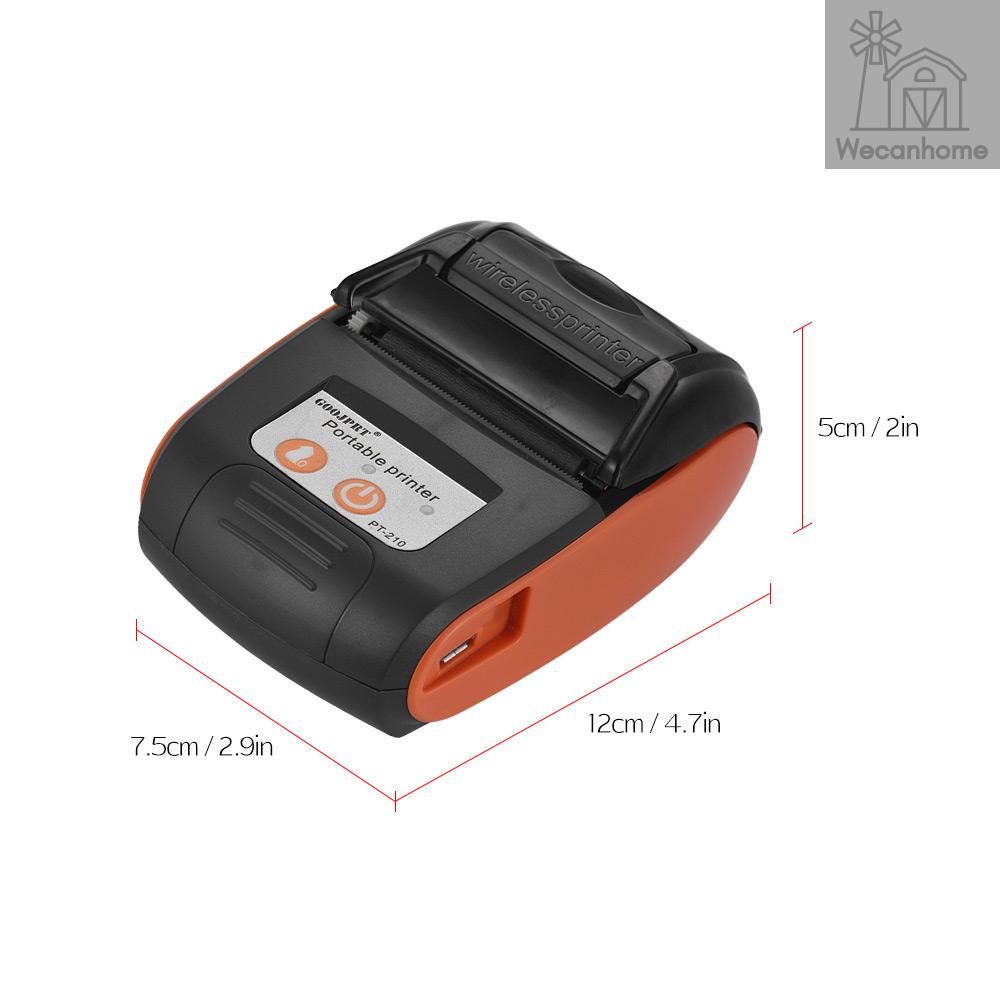 Máy In Nhiệt Cầm Tay Goojprt Pt-210 58mm 10 Cuộn Giấy | BigBuy360 - bigbuy360.vn