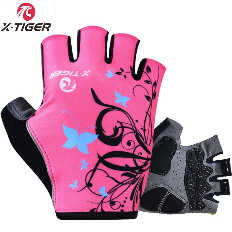 Găng Tay Thể Thao X-tiger Đi Xe Đạp Nửa Ngón Chống Sốc Thoáng Khí