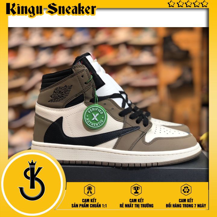 Jordan Air 1 - Nâu Đất 1:1 🟡 [HÀNG CHUẨN 1:1 + FULL BOX] 🟡 Giày Nam Cổ Cao Bản Chuẩn 1:1 Cao Cấp | BigBuy360 - bigbuy360.vn