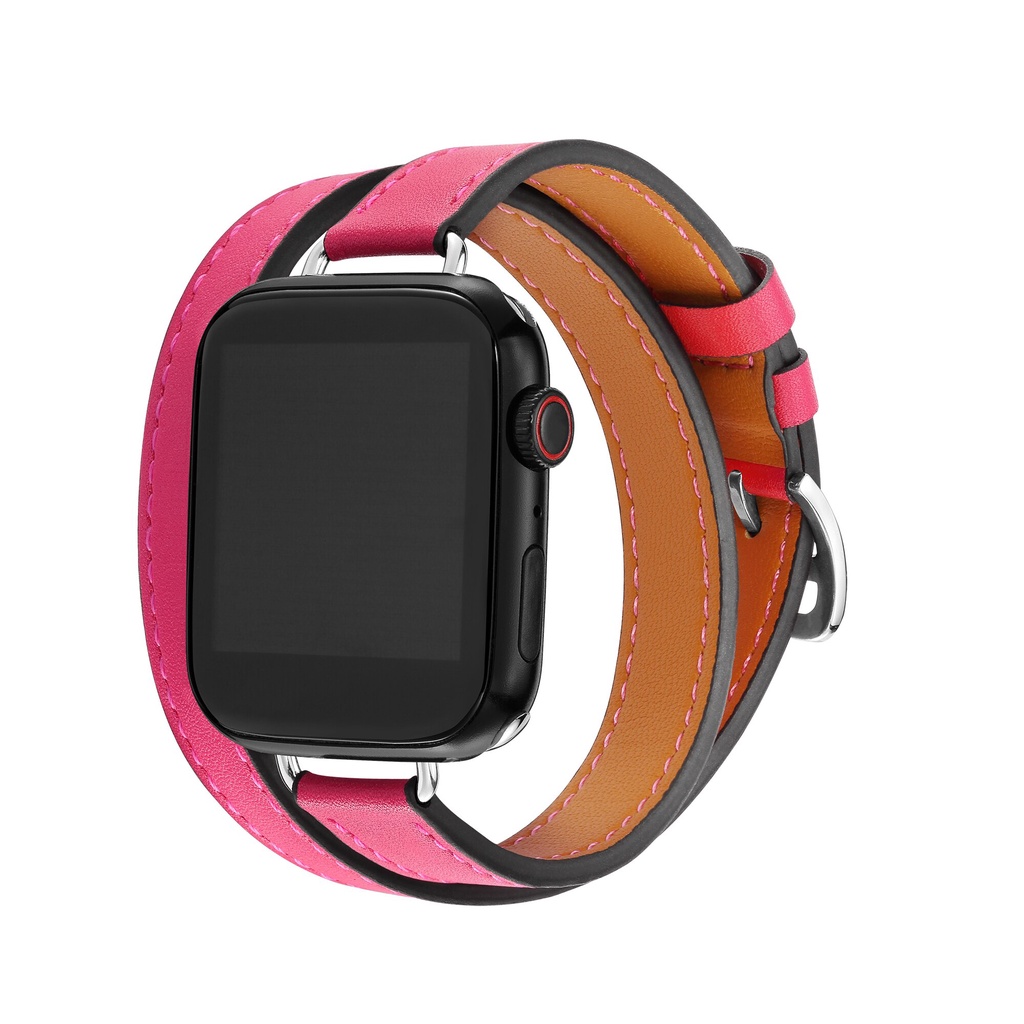 Dây Da Thay Thế 38Mm 42Mm Cho Đồng Hồ Apple Watch 41mm 45mm 40Mm 44Mm 14Mm Iwatch Series 7 6 SE 5 4 3 2 1