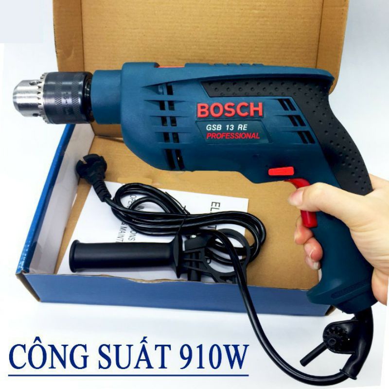 khoan điện cầm tay, khoan bosch 13ly, khoan gỗ, khoan sắt, bắt vít,