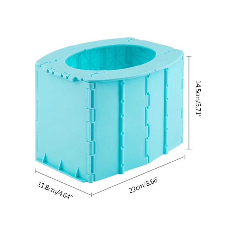 Bồn Tiểu Di Động Có Thể Gập Lại Tiện Dụng Cho Trẻ Em Đi Cắm Trại