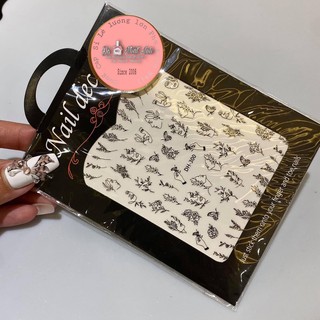 Sticker hoa dán móng nails mẫu mới về