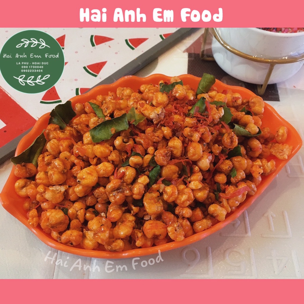 500gr Ngô Nếp Sấy Giòn Rim Khô Gà Lá Chanh | BigBuy360 - bigbuy360.vn