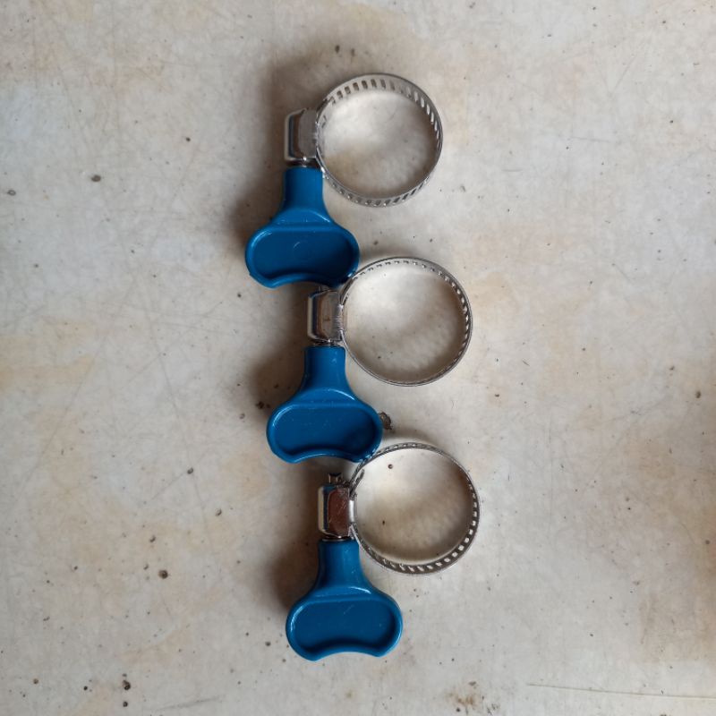 Đai siết cổ dê inox có tay vặn 6-25mm