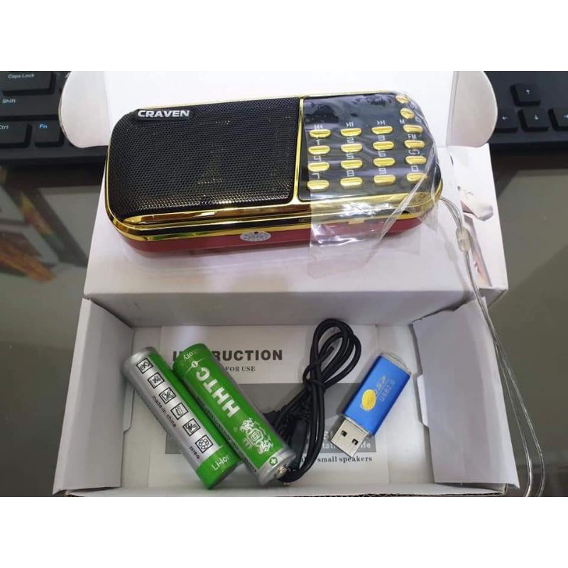 Loa nghe tiếng Anh Craven 3 pin