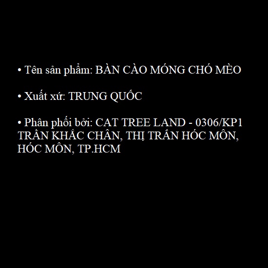 BÀN CÀO MÓNG CHO MÈO TẶNG KÈM CATNIP - TRỤ CÀO MÓNG (CATTREE) - ĐỒ CHƠI MÀI MÓNG THÚ CƯNG