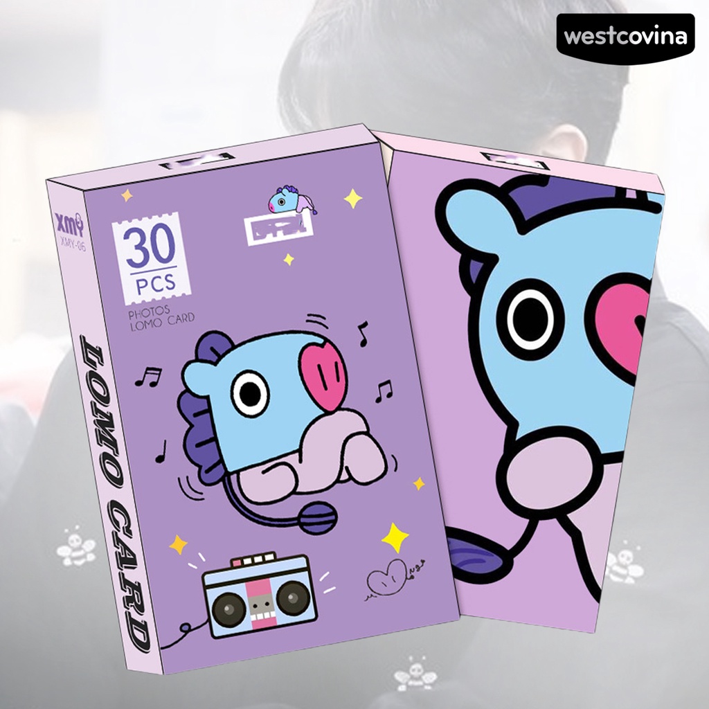 [Hot]✍Set 30 Thẻ Hình Các Thành Viên Nhóm BTS