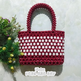 Túi xách tay hạt cườm handmade