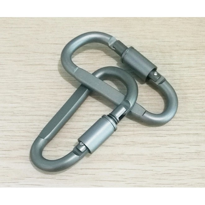 Khoá Carabiner chữ D dùng Leo Núi An Toàn, Chắc Chắn