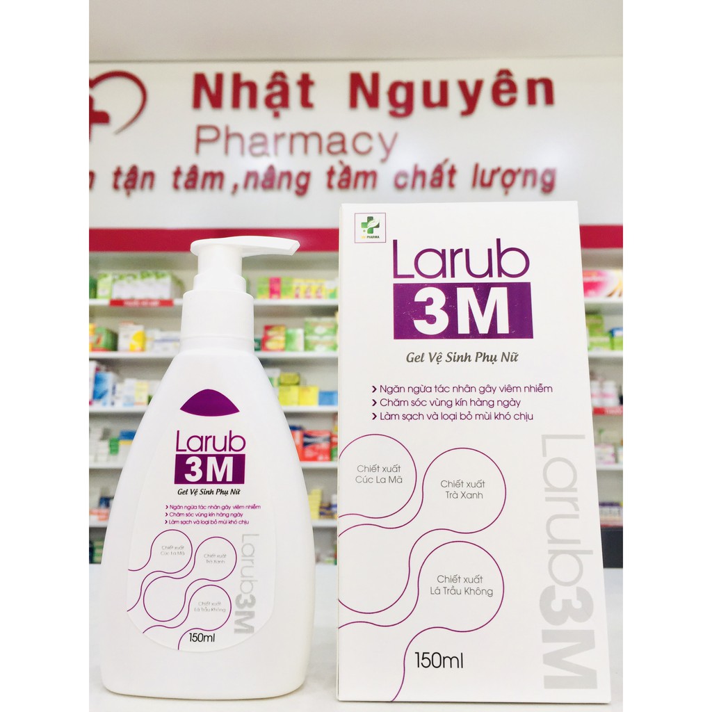 LARUB 3M - Gel vệ sinh phụ nữ giảm ngứa vùng kín an toàn