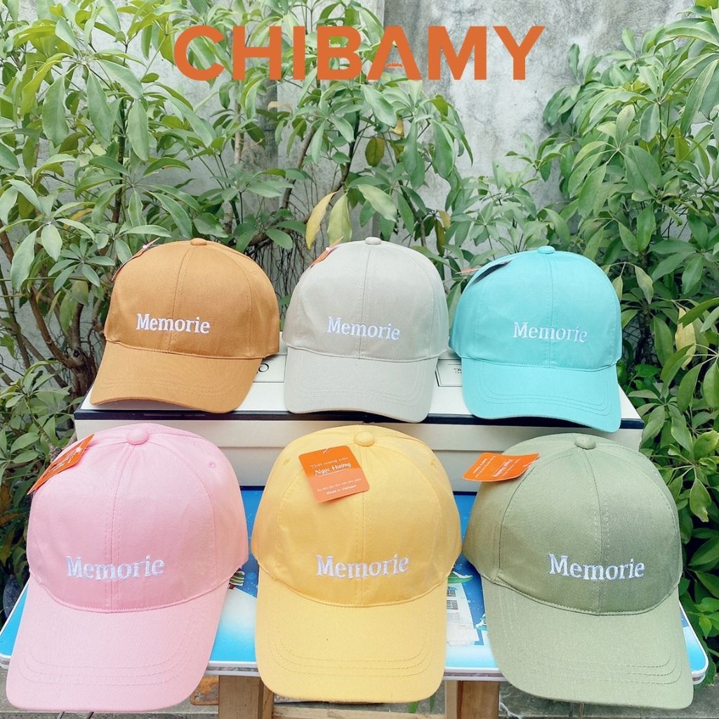 Nón Lưỡi Trai Nam Nữ Memorie  chất kaki đẹp