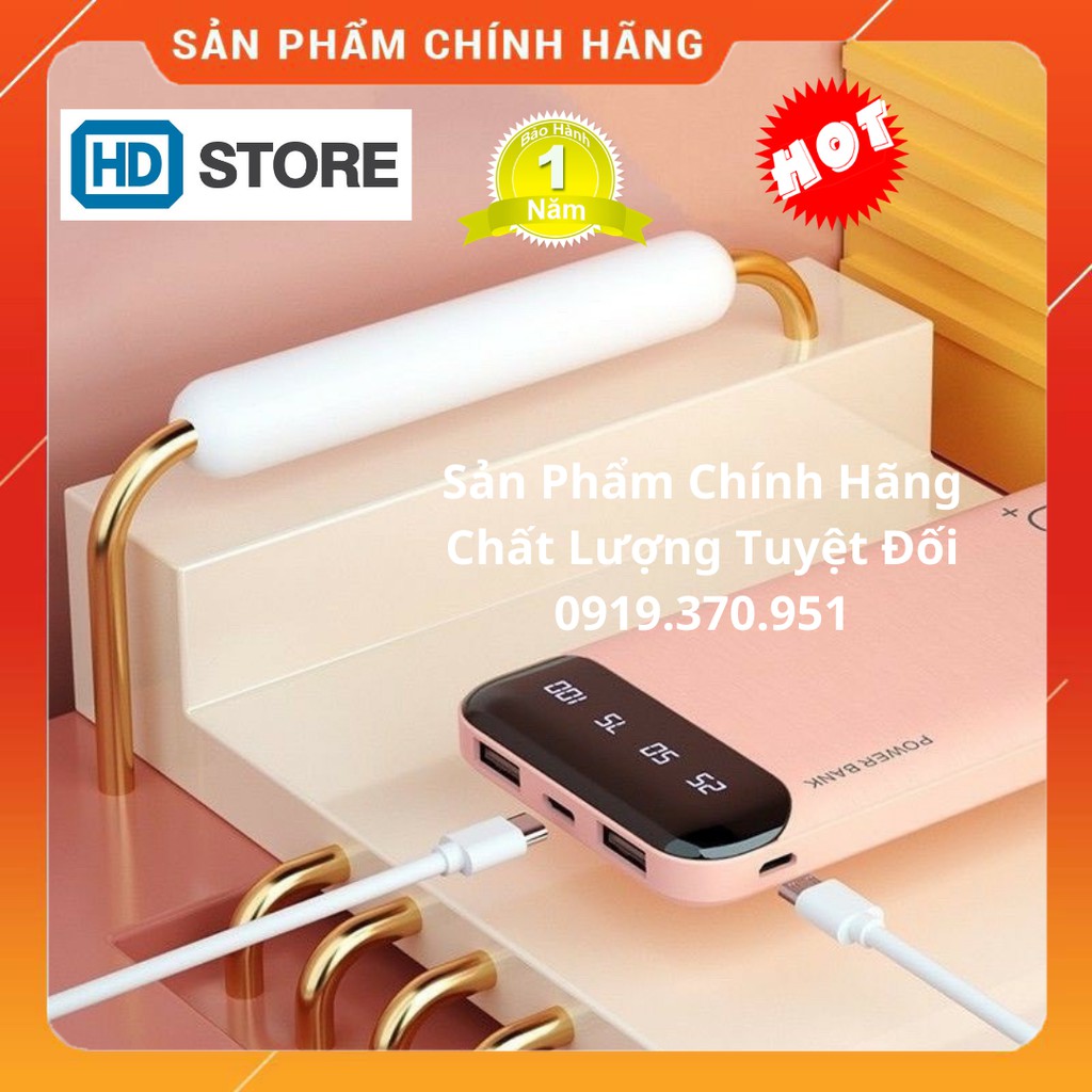 Sạc dự phòng⚡️CHÍNH HÃNG⚡️WK WP-161 10000mAh chính hãng