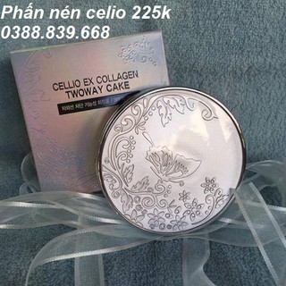 Phấn Nén Cellio Ex Collagen SPF 30