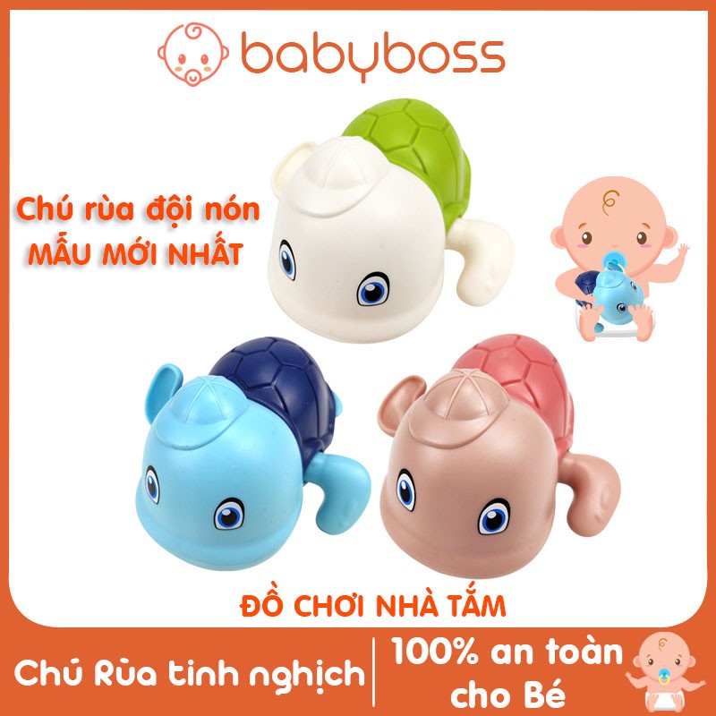 Rùa cót đội mũ tắm nắng