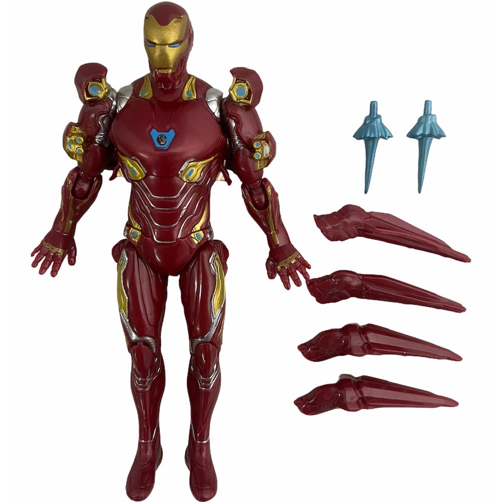 50 Mô Hình Nhân Vật Iron Man Mark Nano Weapon Trang Trí Bánh Kem