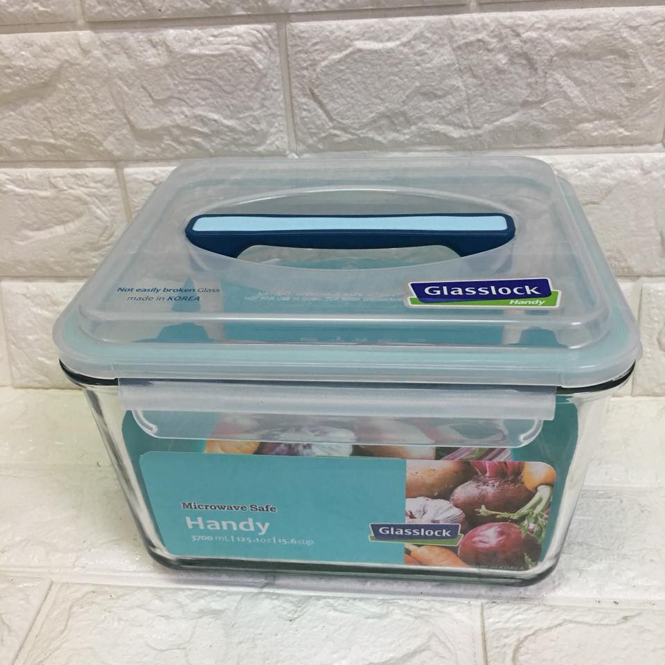 Hộp thủy tinh cường lực Glasslock MHRB370 3700ml Hàn Quốc - Larva Store
