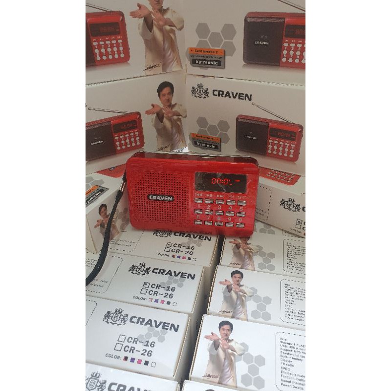 Loa Nghe Nhạc Cr16 Xài Pin 5c