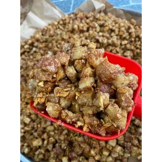 TÓP MỠ LIỀN DA RIM TỎI,MẮM HÀNH,ỚT(cực ngon)( hộp 500g)s