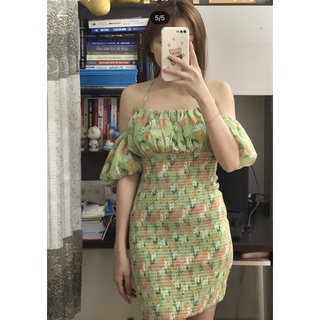 Đầm Libe xanh size S