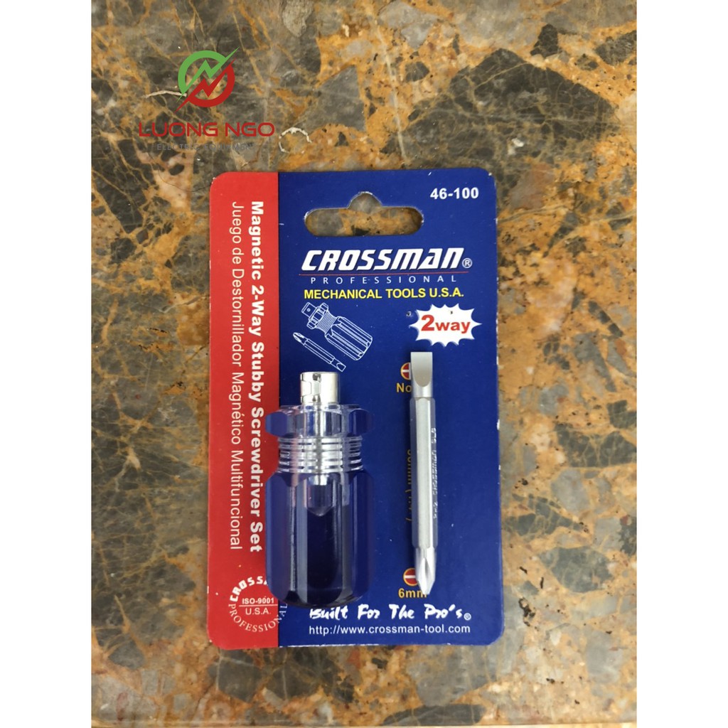 Tô vít 2 đầu CROSSMAN chính hãng thép crv