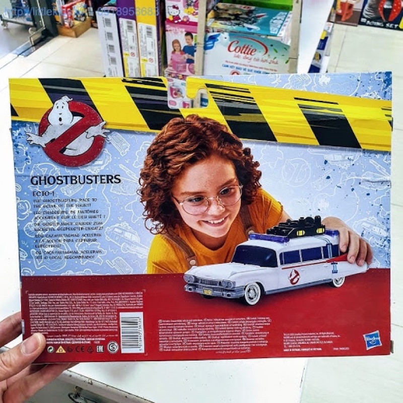 Mô Hình Lắp Ghép Xe Cadillac Ghostbusters (Biệt đội săn ma)