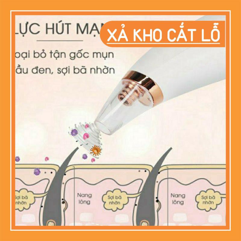 [ RẺ VÔ ĐỊCH] MÁY HÚT MỤN MINI CẦM TAY CAO CẤP 3 CHẾ ĐỘ HÚT, SẠCH MỤN CÁM, MỤN ĐẦU ĐEN, LÀM SẠCH LỖ CHÂN LÔNG | BigBuy360 - bigbuy360.vn