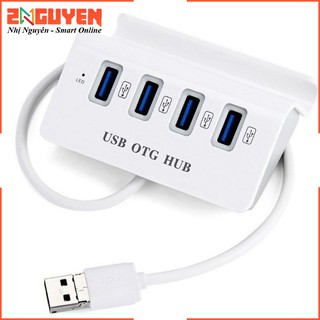 Đầu chia 4 cổng USB OTG Micro USB 3.0 480Mbps dành cho điện thoại Android, máy tính bảng Windows, máy tính