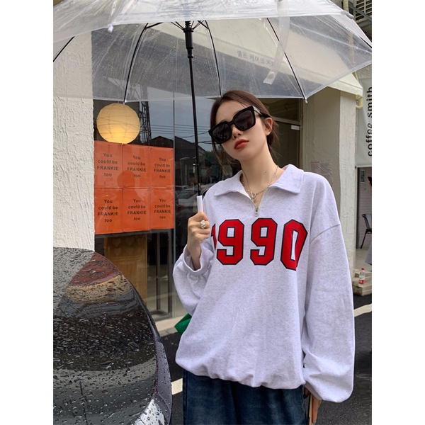 Áo Thun Tay Dài Cổ Polo In Chữ Thời Trang Dành Cho Nữ | BigBuy360 - bigbuy360.vn