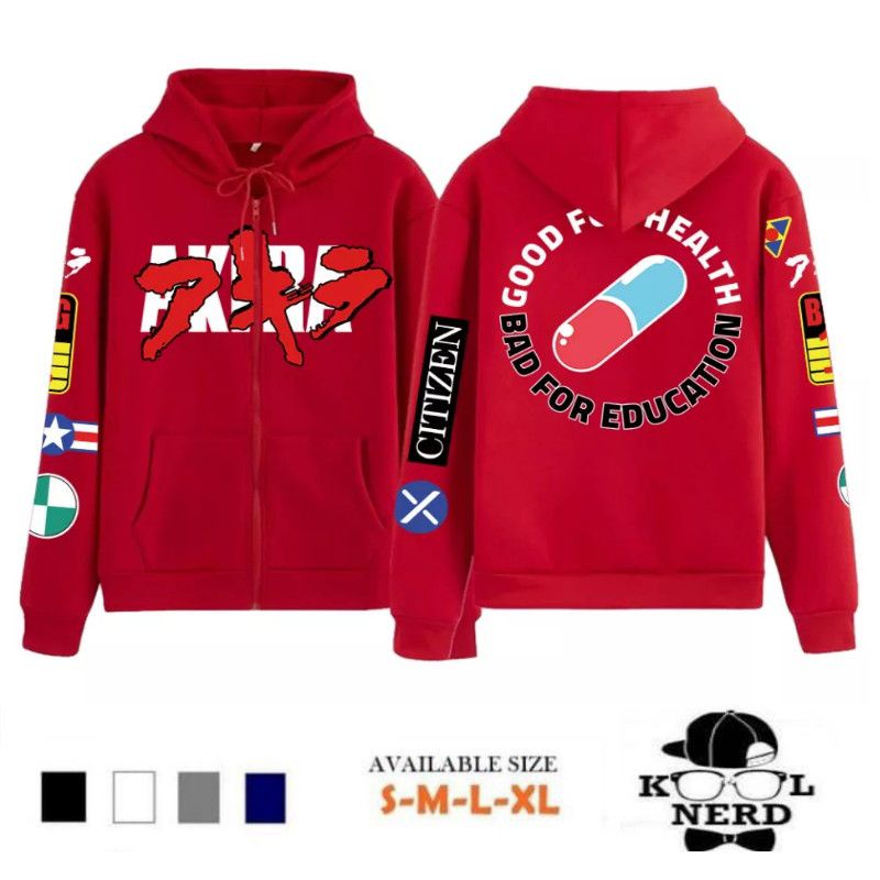 Áo khoác ZIPPER RESLETING COSPLAY AKIRA ANIME ~ SIZE S-XXL
