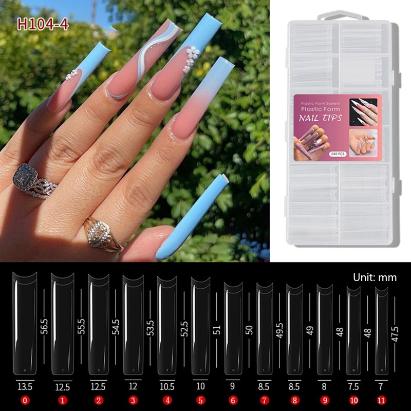 Set 240 Móng Tay Giả XXXL Chất Lượng Cao