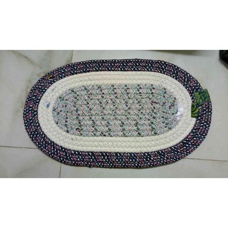 Thảm lau chân bầu dục thấm hút tốt