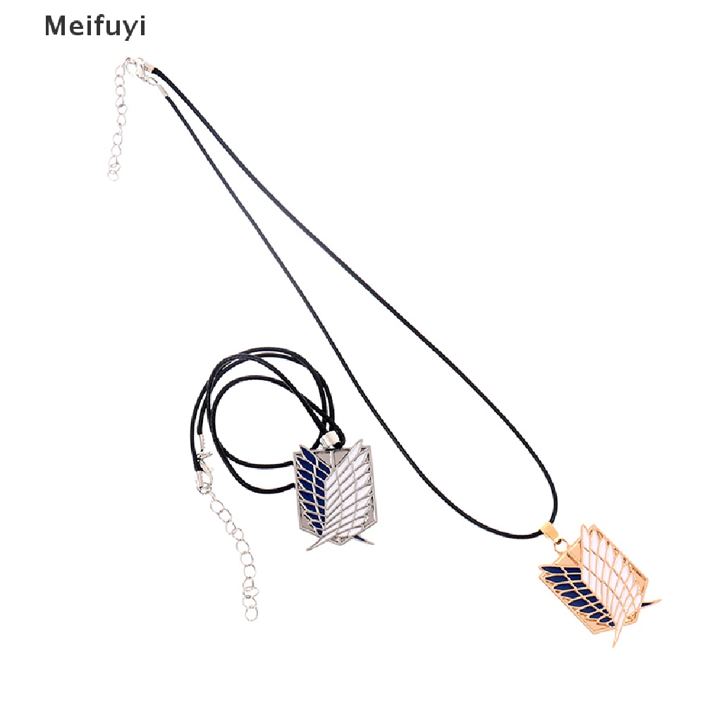 [Meifuyi] Attack On Titan Necklace Wings Of Liberty Freedom Investigation Corps Necklace COD