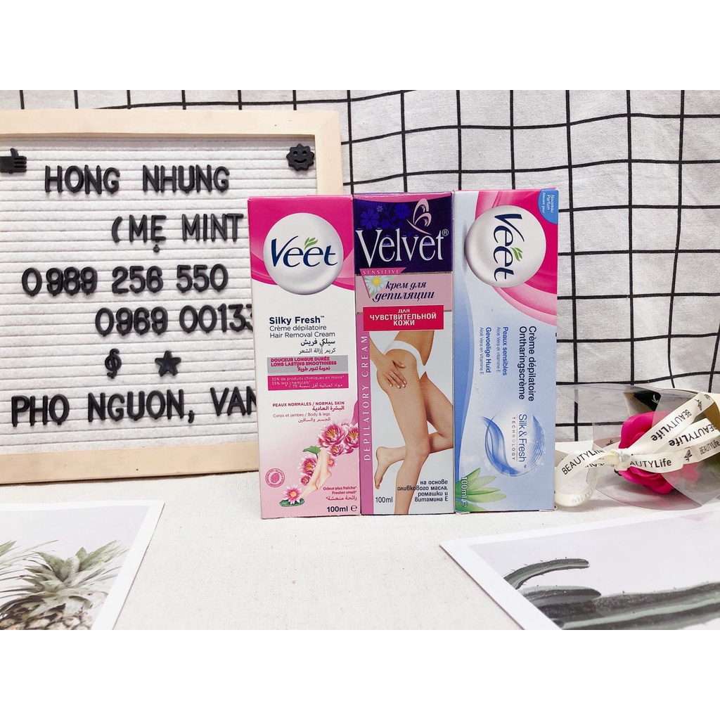 (Ảnh thật - Hàng chính hãng) Tẩy lông Veet 100ml